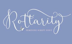 Rottarity Feminine Script Font