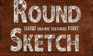 Round Sketch Font