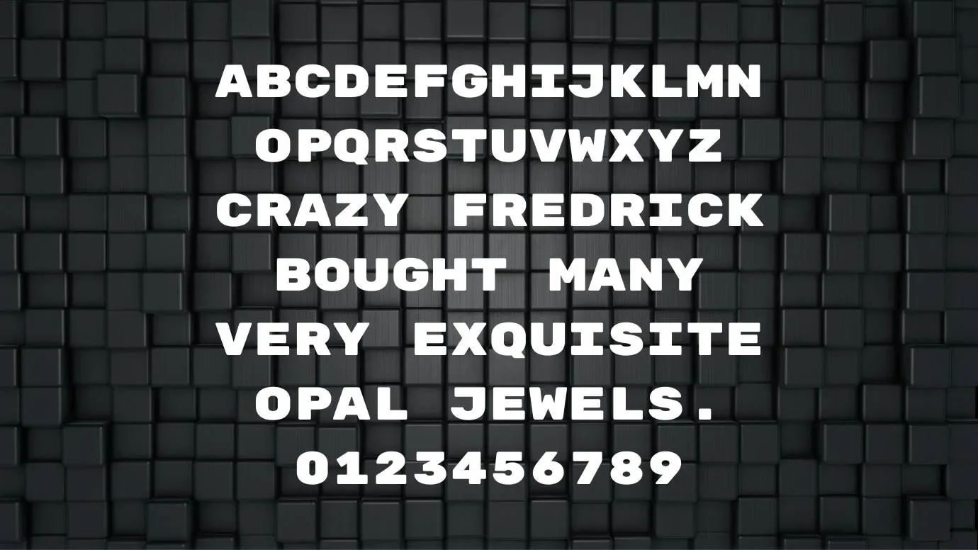 Rubik Mono One Font