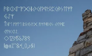 Runen-font-view.webp Runen Font