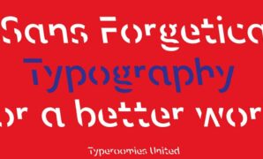 Sans Forgetica Font