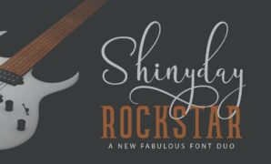 Shinyday & Rockstar Font