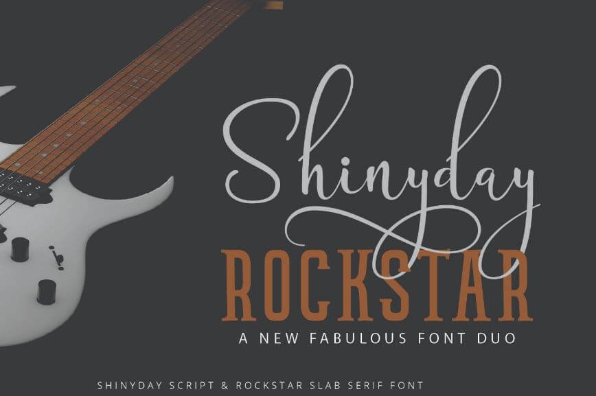 Shinyday & Rockstar Font