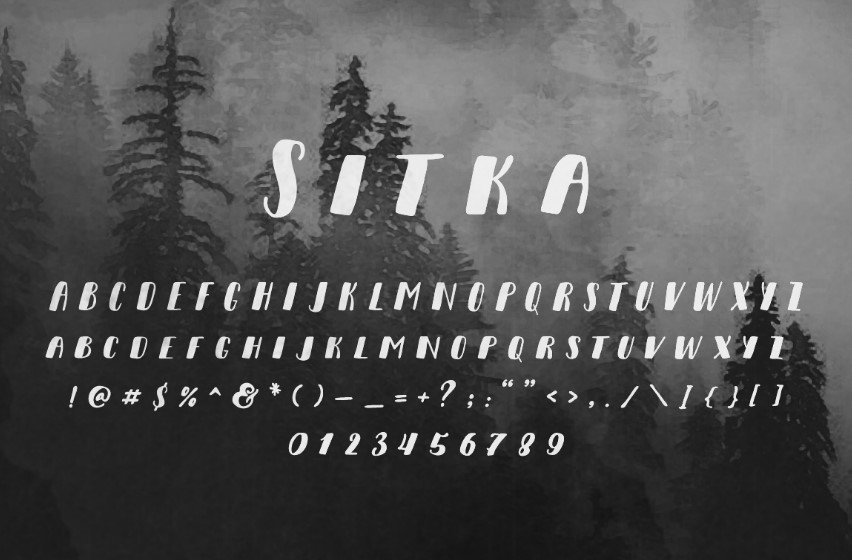 Sitka Brush Font