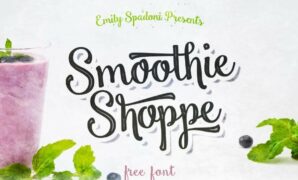 Smoothie Shoppe Script Font