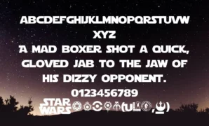 Star Jedi Font