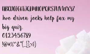 Sugar Plums Script Font