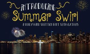 Summer-swirl-font.jpg Summer Swirl Font