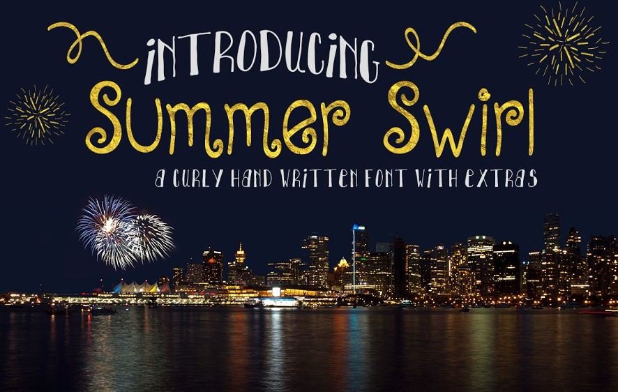 Summer Swirl Font