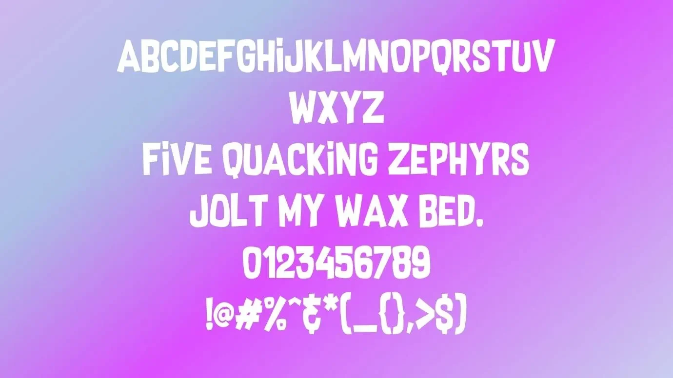 Supersonic Rocketship Font