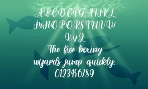 Tails Mermaid Font