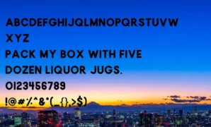 Tokyo Font