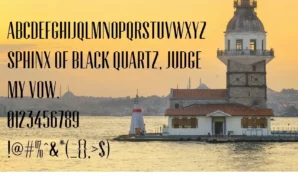Turkish Font