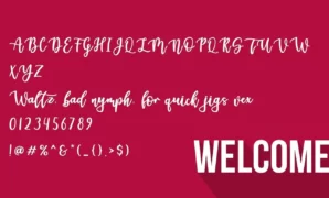 Welcome Font