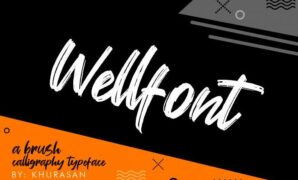 Wellfont Brush Font
